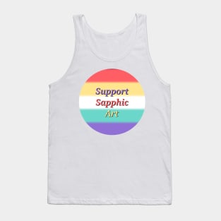 Support Sapphic Art Tank Top